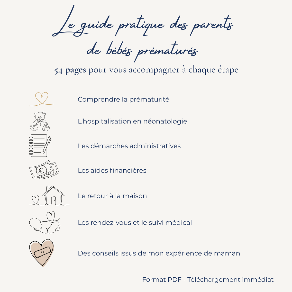 E-book, Guide pratique pour les parents de bébés prématurés