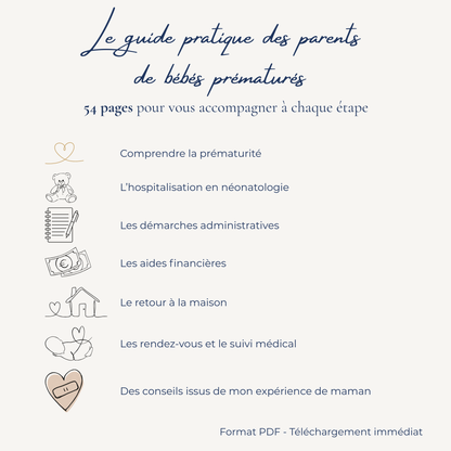 E-book, Guide pratique pour les parents de bébés prématurés